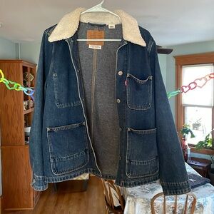 Levi’s Sherpa collared work coat